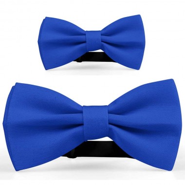 Set papioane tata fiu albastru-safir, uni